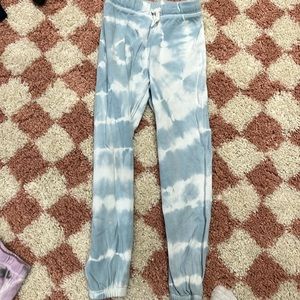 3 tie dyed girls size medium sweatpants